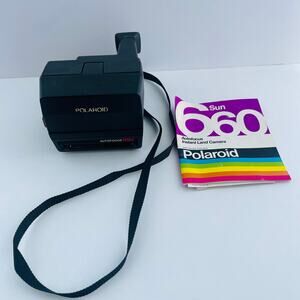 Polaroid 600 Land Camera Autofocus 660 Vintage Original Strap Instructions